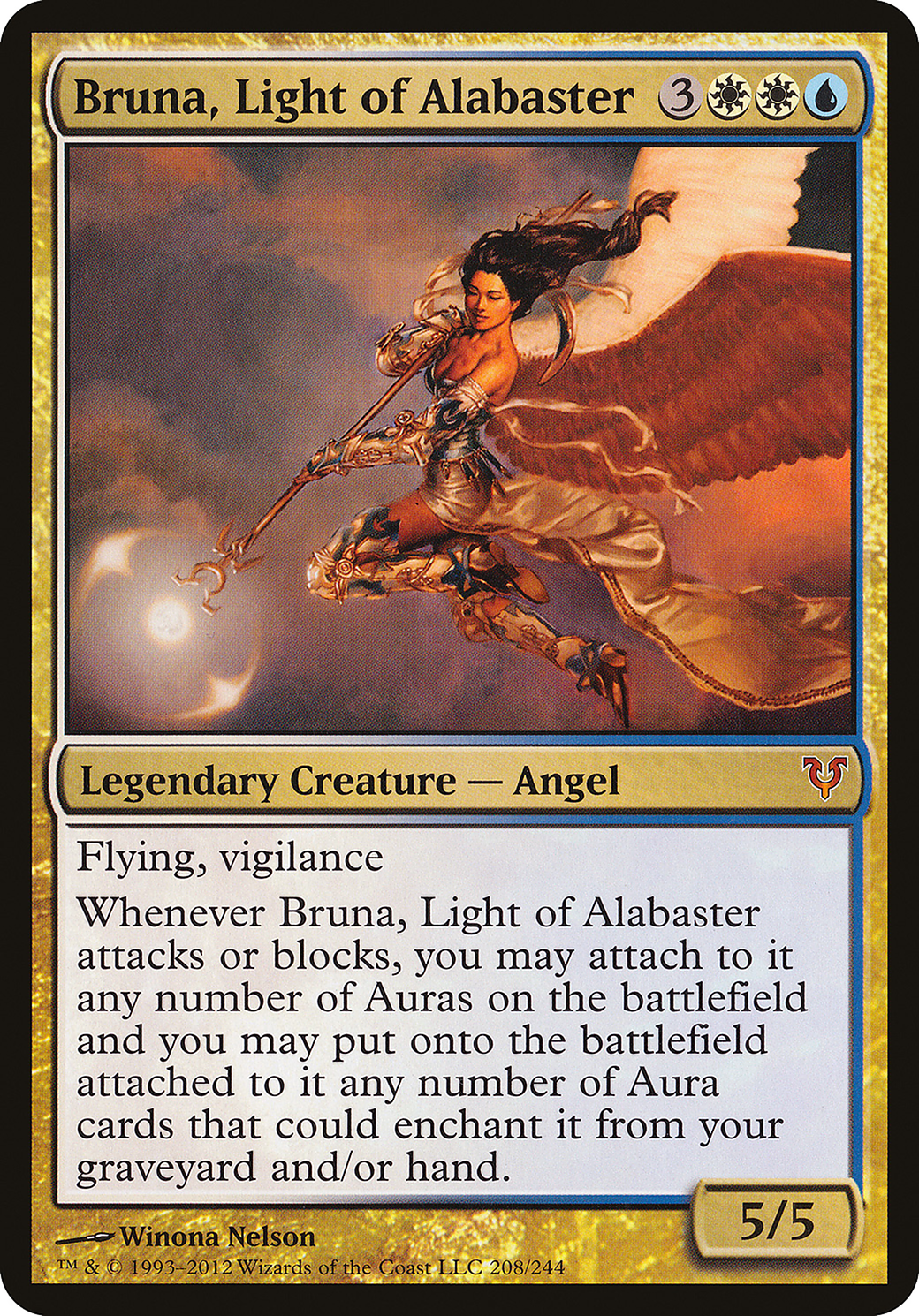 Bruna, Light of Alabaster (Oversized) [Commander 2018 Oversized] | GrognardGamesBatavia