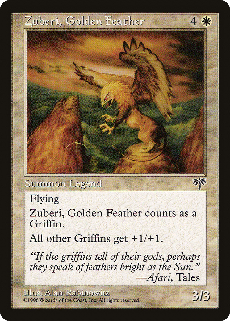 Zuberi, Golden Feather [Mirage] | GrognardGamesBatavia