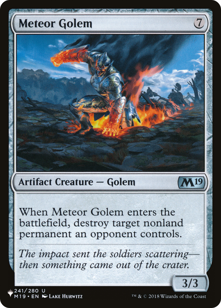 Meteor Golem [Secret Lair: From Cute to Brute] | GrognardGamesBatavia