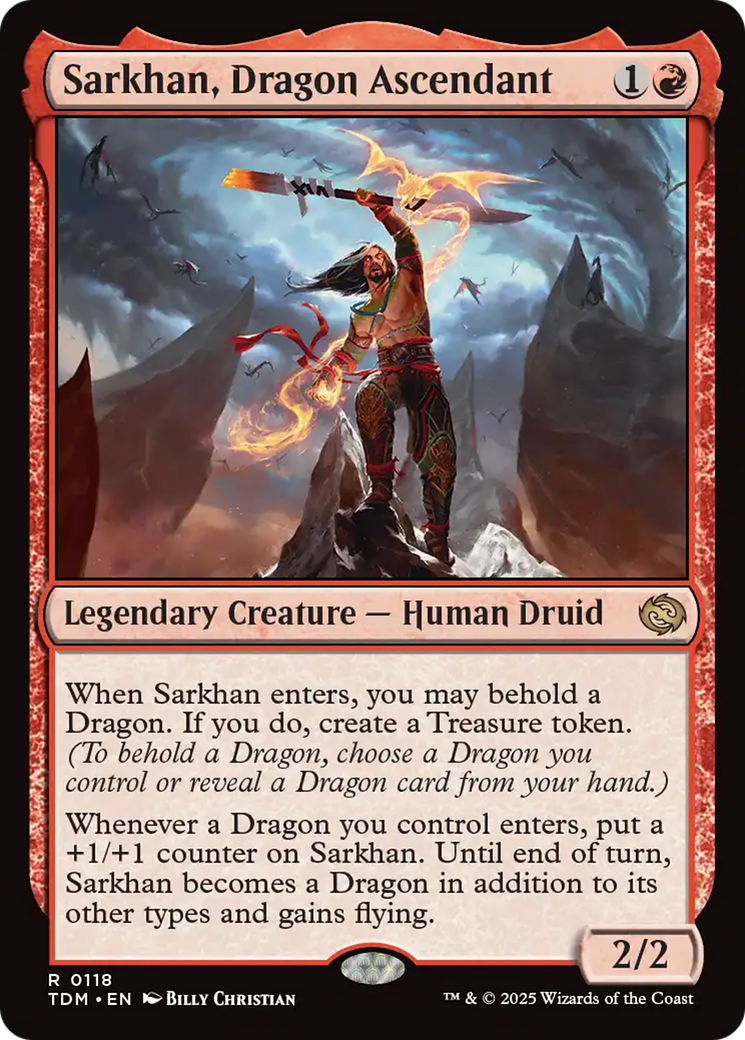 Sarkhan, Dragon Ascendant (118) [Tarkir: Dragonstorm] | GrognardGamesBatavia