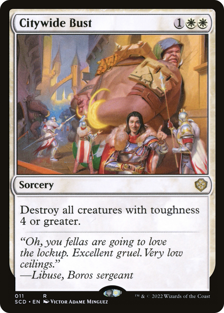 Citywide Bust [Starter Commander Decks] | GrognardGamesBatavia
