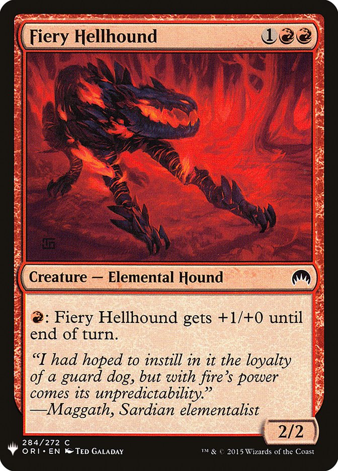 Fiery Hellhound [Mystery Booster] | GrognardGamesBatavia