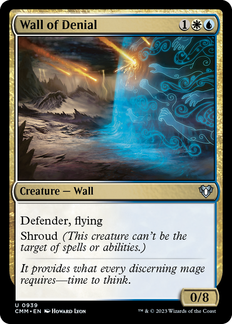 Wall of Denial [Commander Masters] | GrognardGamesBatavia