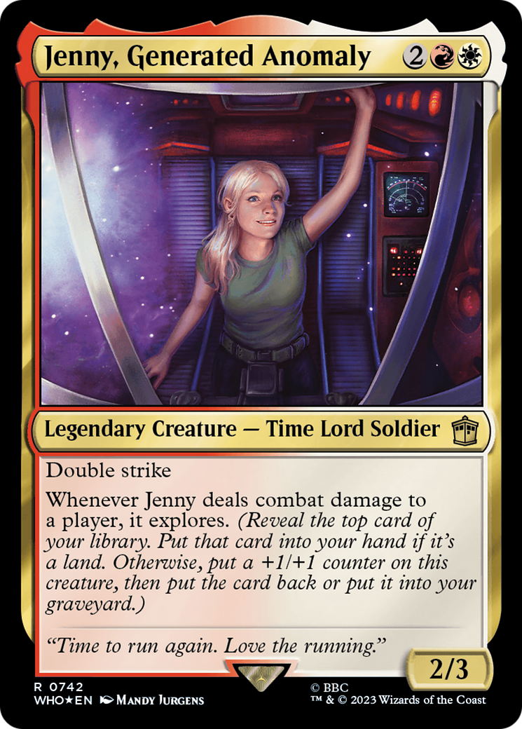 Jenny, Generated Anomaly (Surge Foil) [Doctor Who] | GrognardGamesBatavia