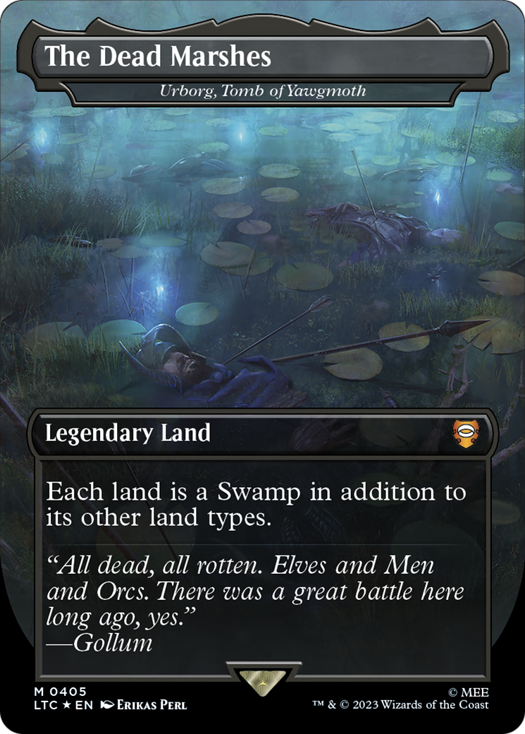 The Dead Marshes - Urborg, Tomb of Yawgmoth (Surge Foil Realms and Relics) [The Lord of the Rings: Tales of Middle-Earth Commander] | GrognardGamesBatavia