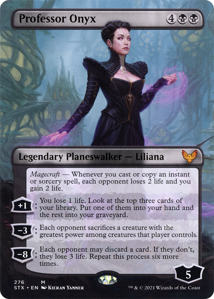 Professor Onyx (Borderless) [Strixhaven: School of Mages] | GrognardGamesBatavia