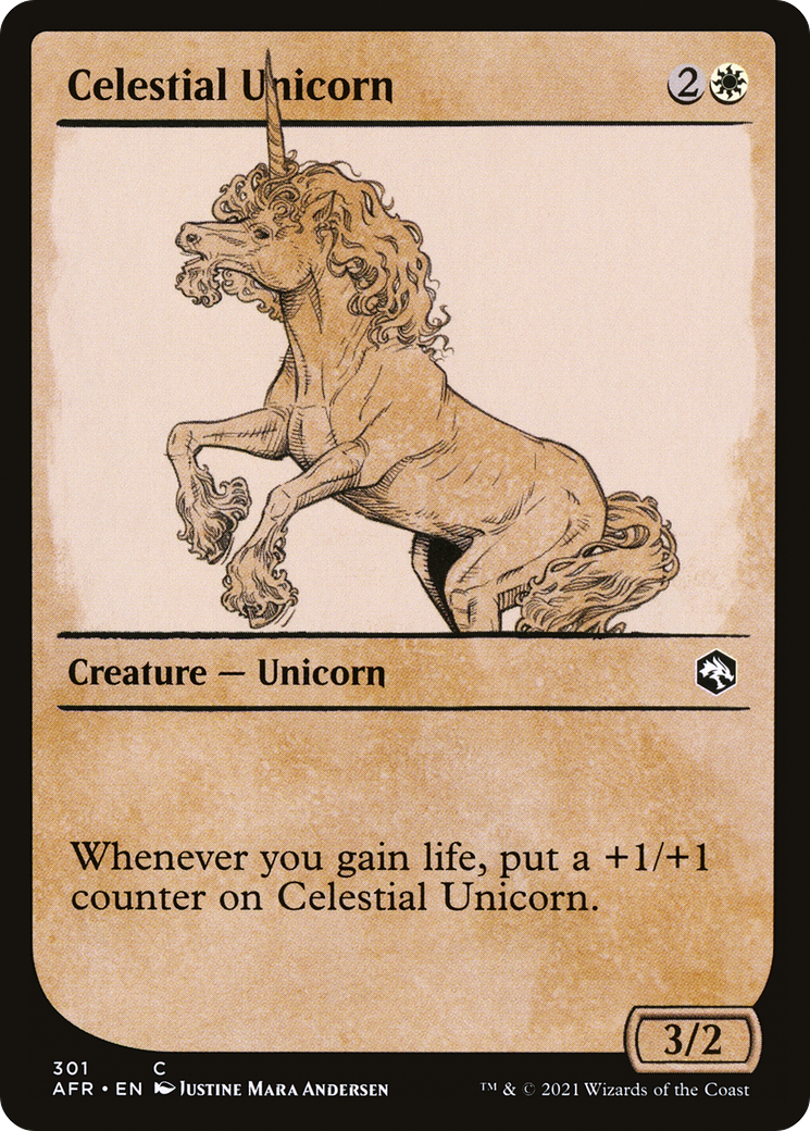 Celestial Unicorn (Showcase) [Dungeons & Dragons: Adventures in the Forgotten Realms] | GrognardGamesBatavia