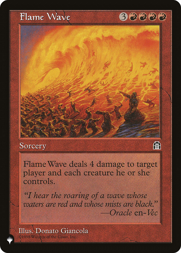 Flame Wave [The List Reprints] | GrognardGamesBatavia