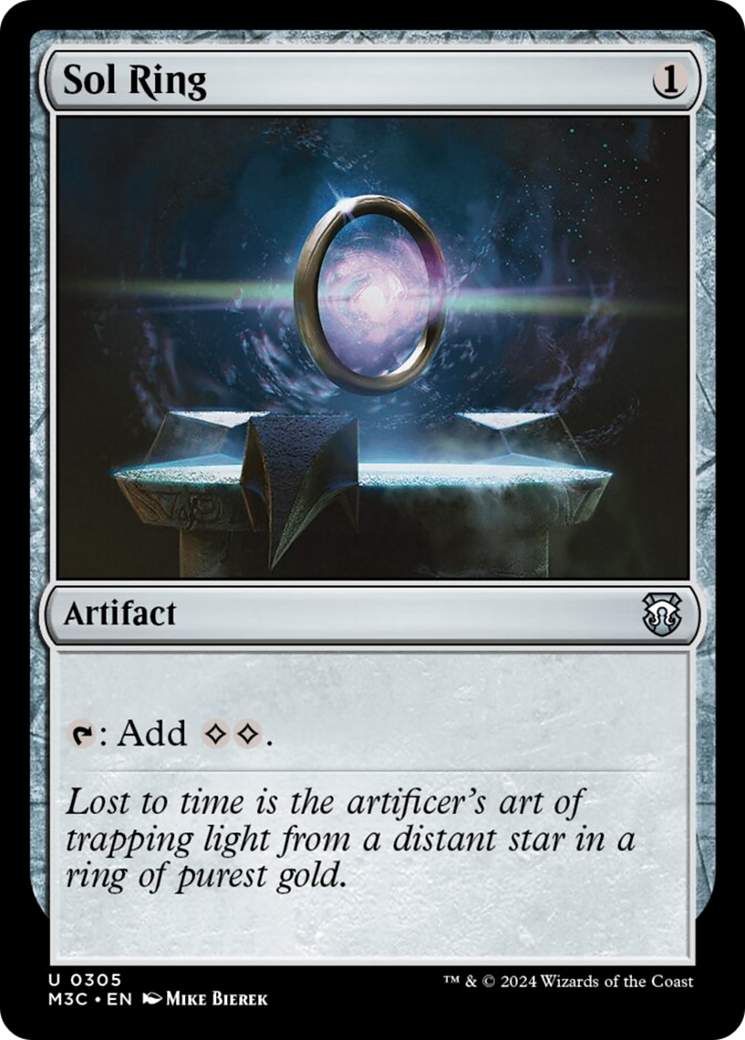 Sol Ring (Ripple Foil) [Modern Horizons 3 Commander] | GrognardGamesBatavia