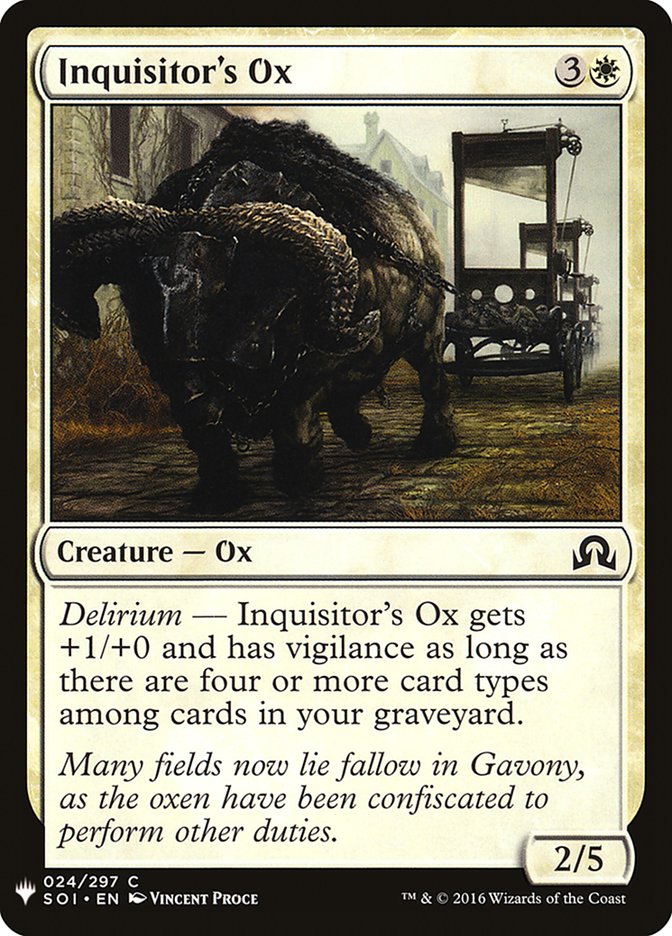 Inquisitor's Ox [Mystery Booster] | GrognardGamesBatavia