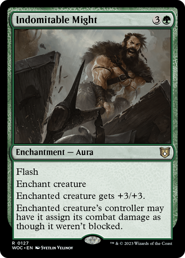 Indomitable Might [Wilds of Eldraine Commander] | GrognardGamesBatavia