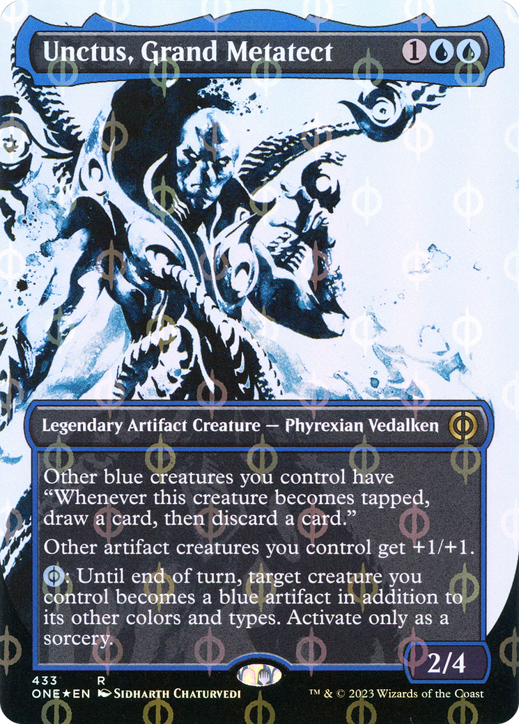 Unctus, Grand Metatect (Borderless Ichor Step-and-Compleat Foil) [Phyrexia: All Will Be One] | GrognardGamesBatavia