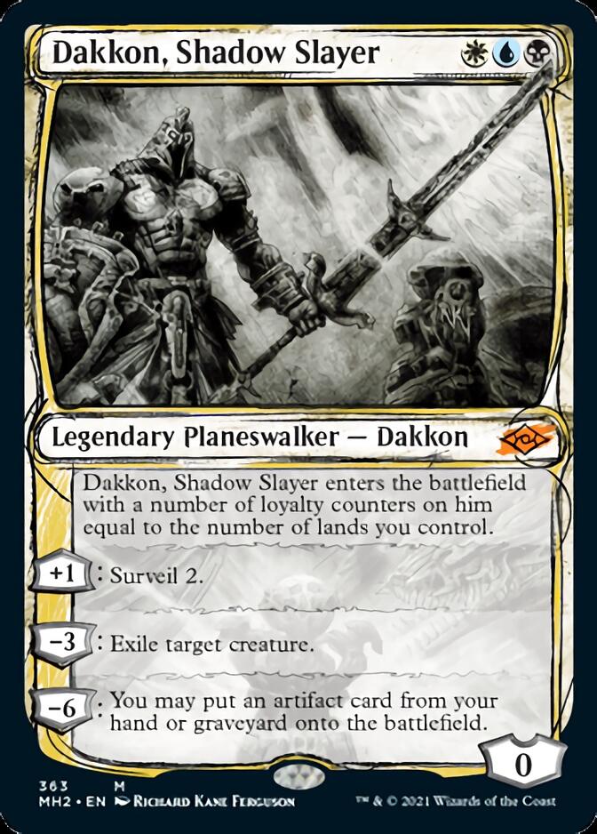 Dakkon, Shadow Slayer (Sketch) [Modern Horizons 2] | GrognardGamesBatavia