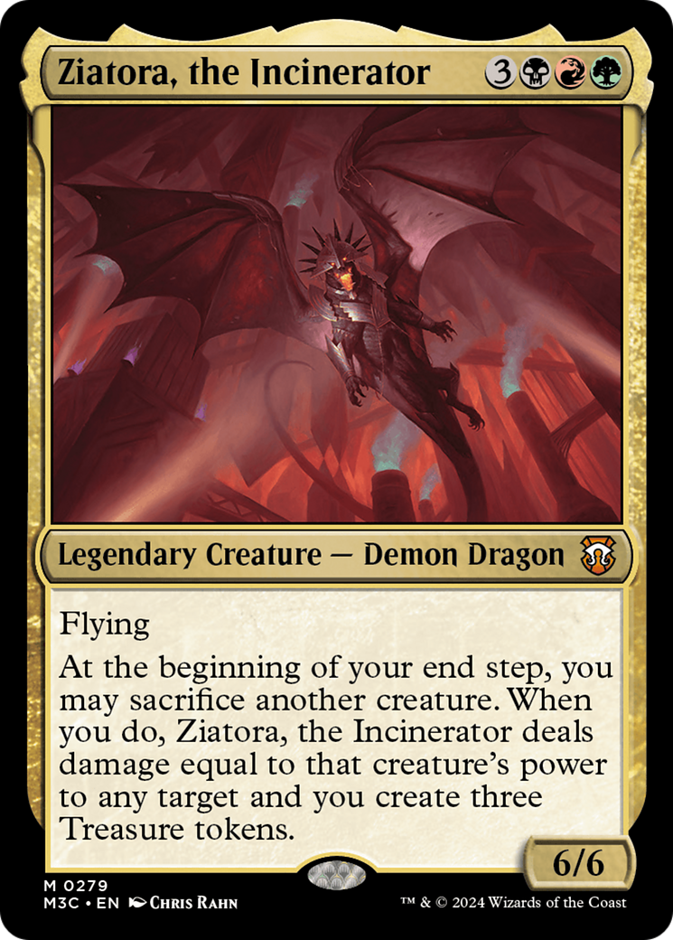 Ziatora, the Incinerator (Ripple Foil) [Modern Horizons 3 Commander] | GrognardGamesBatavia