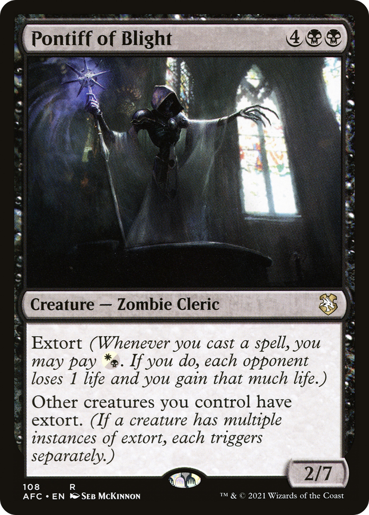 Pontiff of Blight [Dungeons & Dragons: Adventures in the Forgotten Realms Commander] | GrognardGamesBatavia