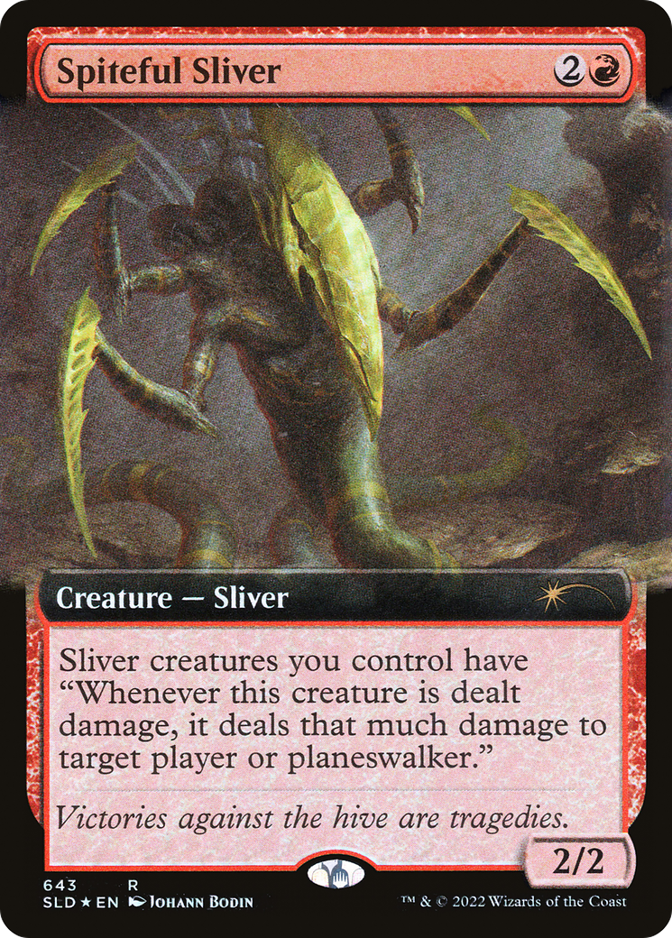 Spiteful Sliver (Extended Art) [Secret Lair Drop Promos] | GrognardGamesBatavia