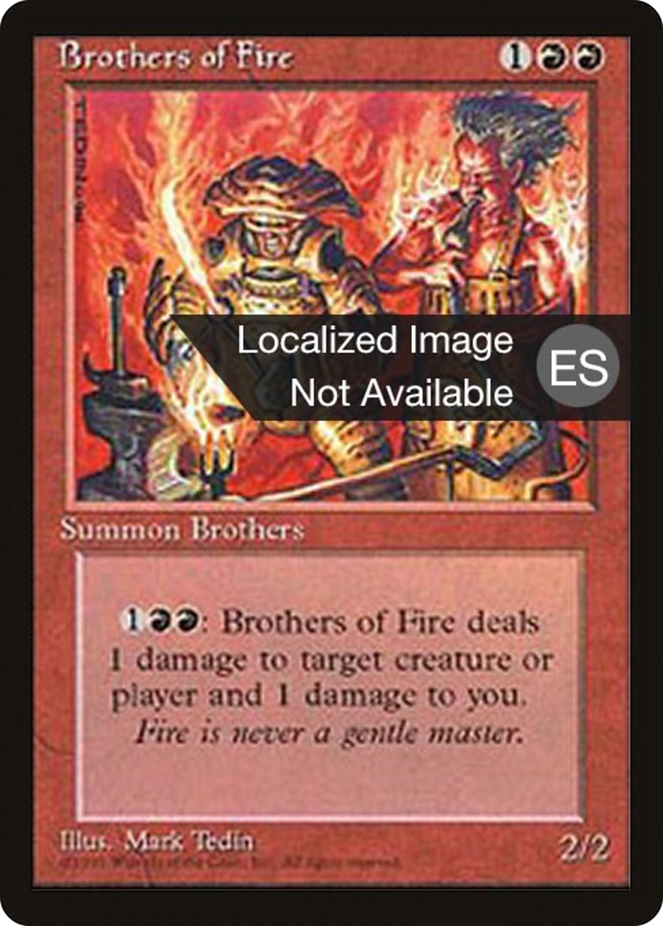 Brothers of Fire [Fourth Edition (Foreign Black Border)] | GrognardGamesBatavia