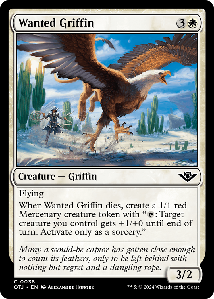 Wanted Griffin [Outlaws of Thunder Junction] | GrognardGamesBatavia