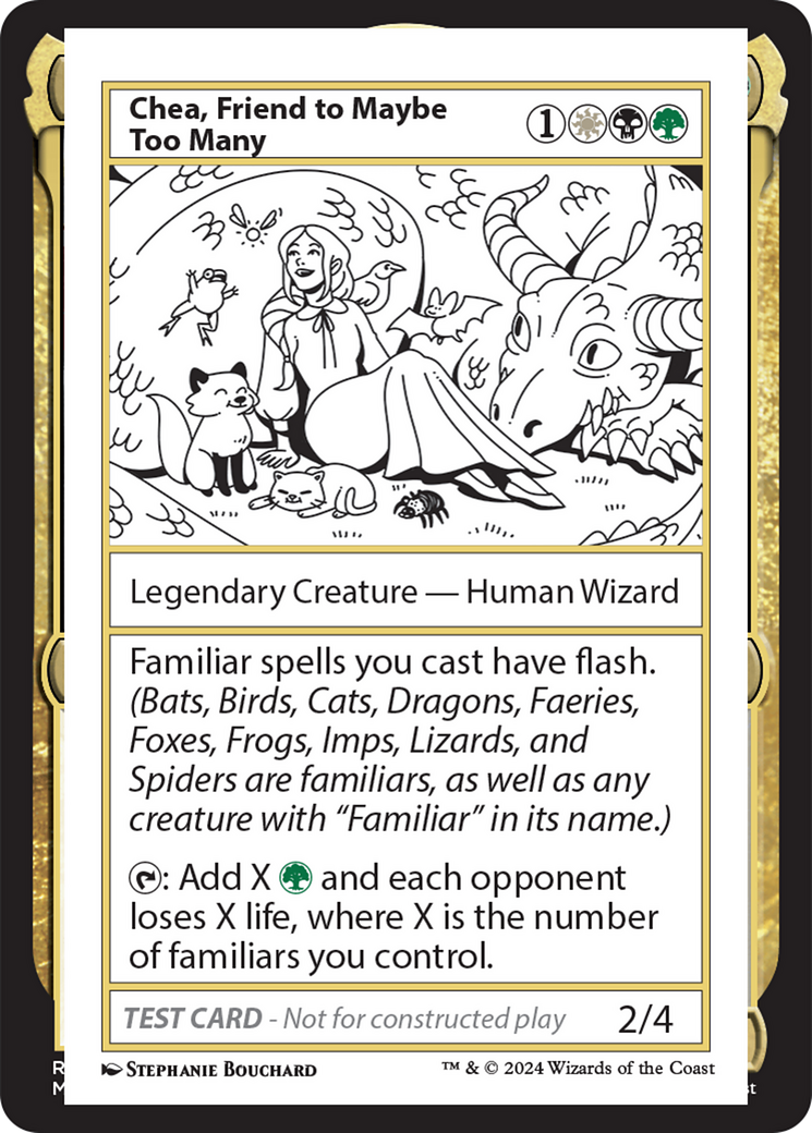 Chea, Friend to Maybe Too Many [Mystery Booster 2 Playtest Cards] | GrognardGamesBatavia