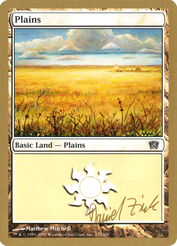 Plains (dz332) (Daniel Zink) [World Championship Decks 2003] | GrognardGamesBatavia