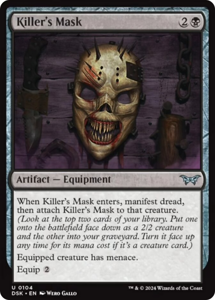 Killer's Mask [Duskmourn: House of Horror] | GrognardGamesBatavia