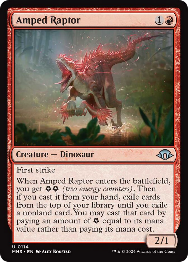 Amped Raptor [Modern Horizons 3] | GrognardGamesBatavia