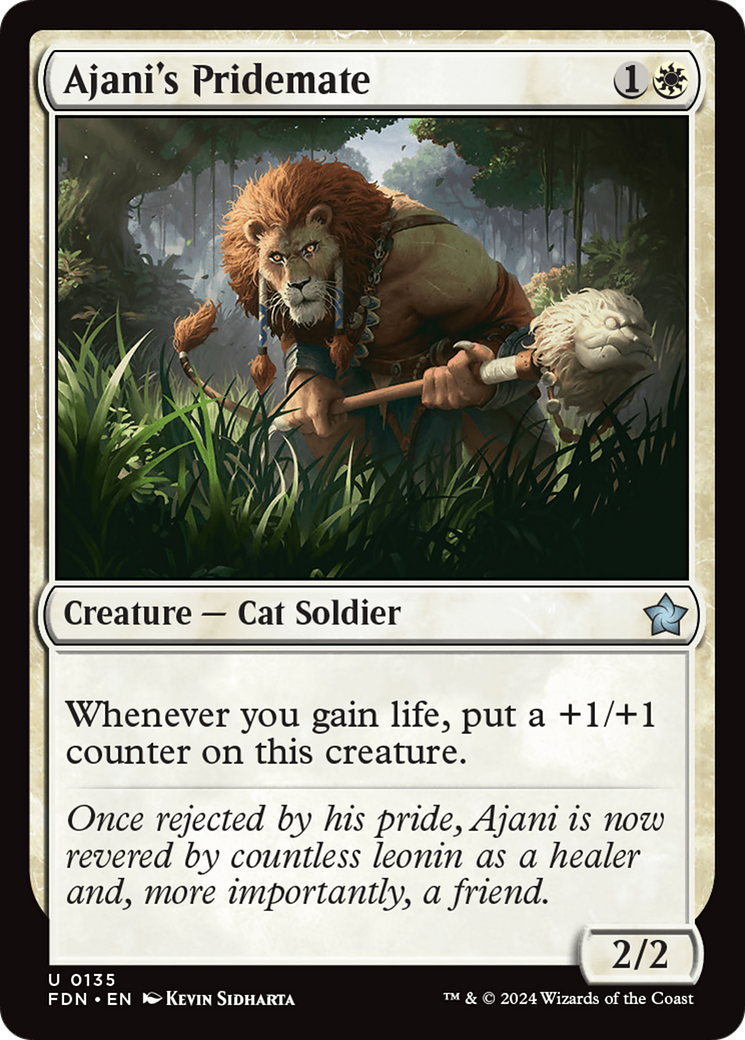 Ajani's Pridemate [Foundations] | GrognardGamesBatavia