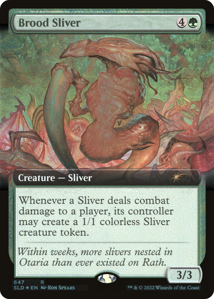 Brood Sliver (Extended Art) [Secret Lair Drop Promos] | GrognardGamesBatavia