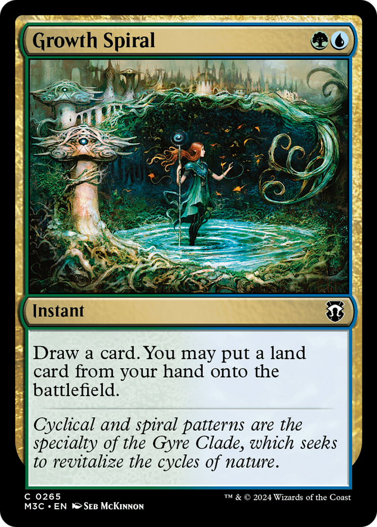 Growth Spiral (Ripple Foil) [Modern Horizons 3 Commander] | GrognardGamesBatavia