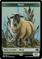 Insect // Sheep Double-Sided Token [Dominaria Remastered Tokens] | GrognardGamesBatavia