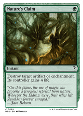 Nature's Claim (White Border) [Mystery Booster 2] | GrognardGamesBatavia