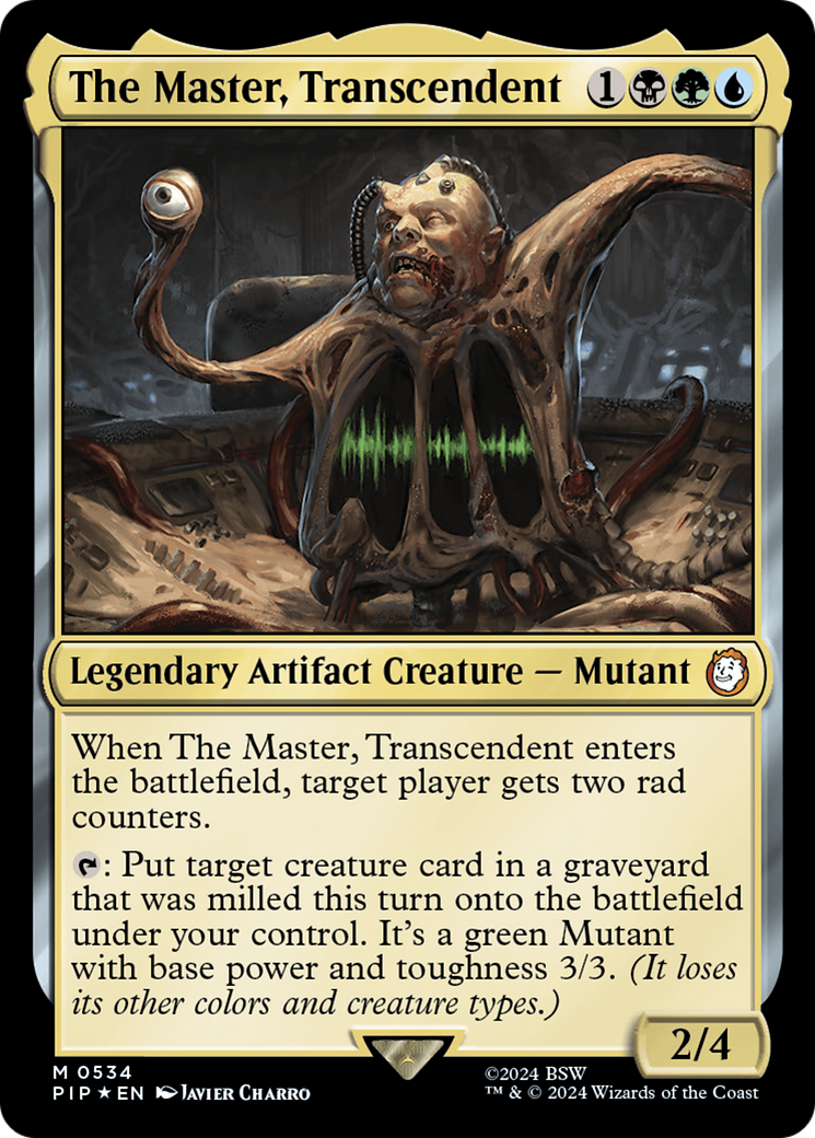 The Master, Transcendent (Surge Foil) [Fallout] | GrognardGamesBatavia