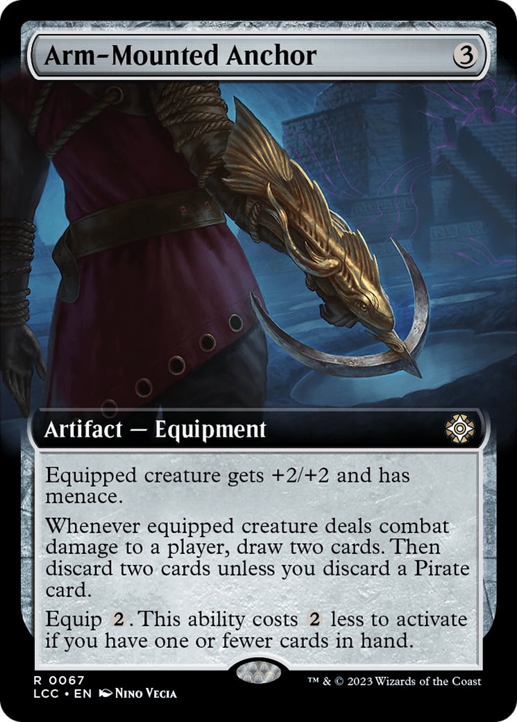 Arm-Mounted Anchor (Extended Art) [The Lost Caverns of Ixalan Commander] | GrognardGamesBatavia