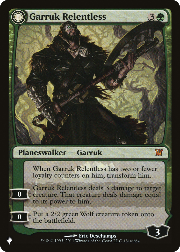 Garruk Relentless // Garruk, the Veil-Cursed [Secret Lair: From Cute to Brute] | GrognardGamesBatavia