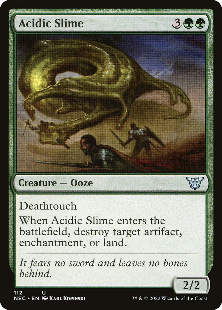 Acidic Slime [Kamigawa: Neon Dynasty Commander] | GrognardGamesBatavia