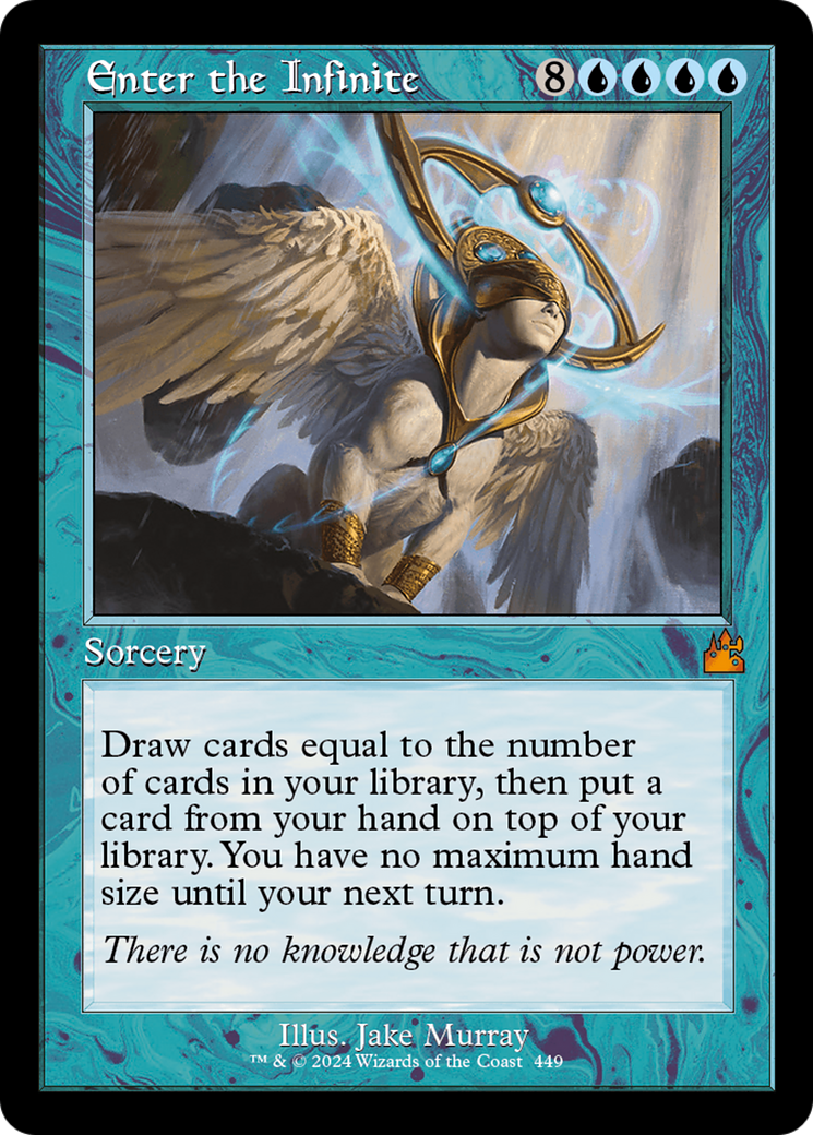 Enter the Infinite (Retro Frame) [Ravnica Remastered] | GrognardGamesBatavia
