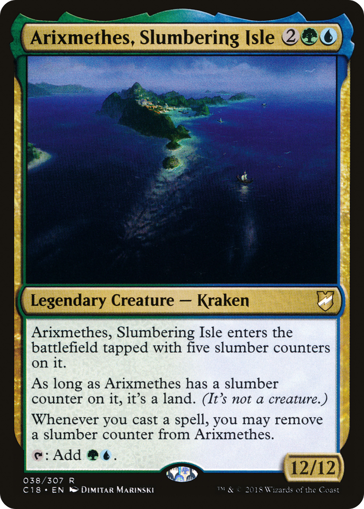 Arixmethes, Slumbering Isle [Commander 2018] | GrognardGamesBatavia