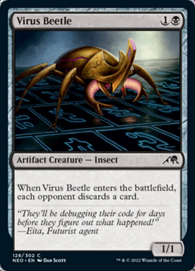 Virus Beetle [Kamigawa: Neon Dynasty] | GrognardGamesBatavia