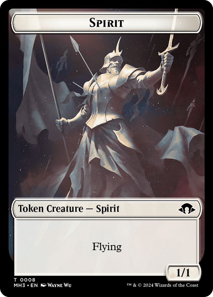 Spirit Token (0008) [Modern Horizons 3 Tokens] | GrognardGamesBatavia