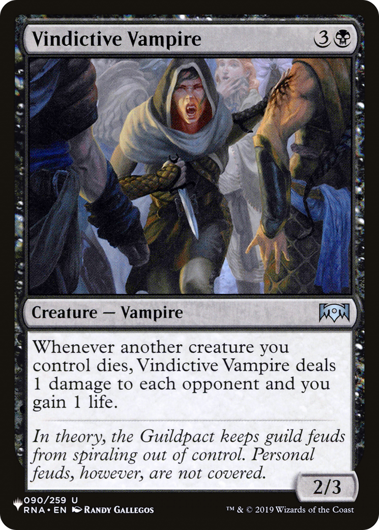 Vindictive Vampire [The List Reprints] | GrognardGamesBatavia