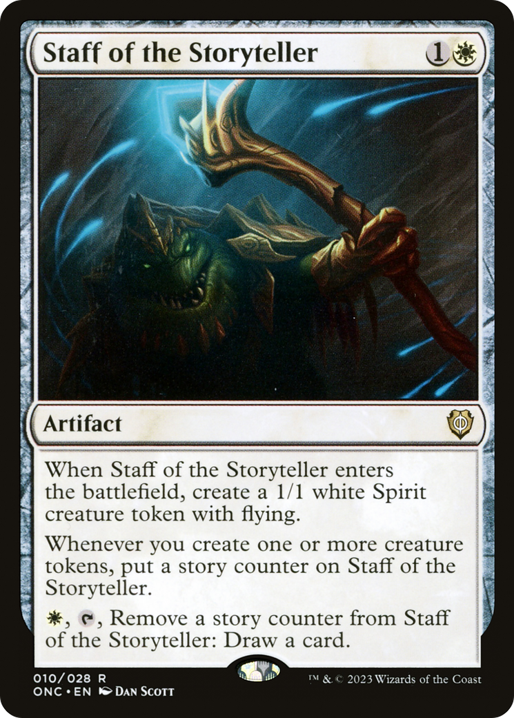 Staff of the Storyteller [Phyrexia: All Will Be One Commander] | GrognardGamesBatavia