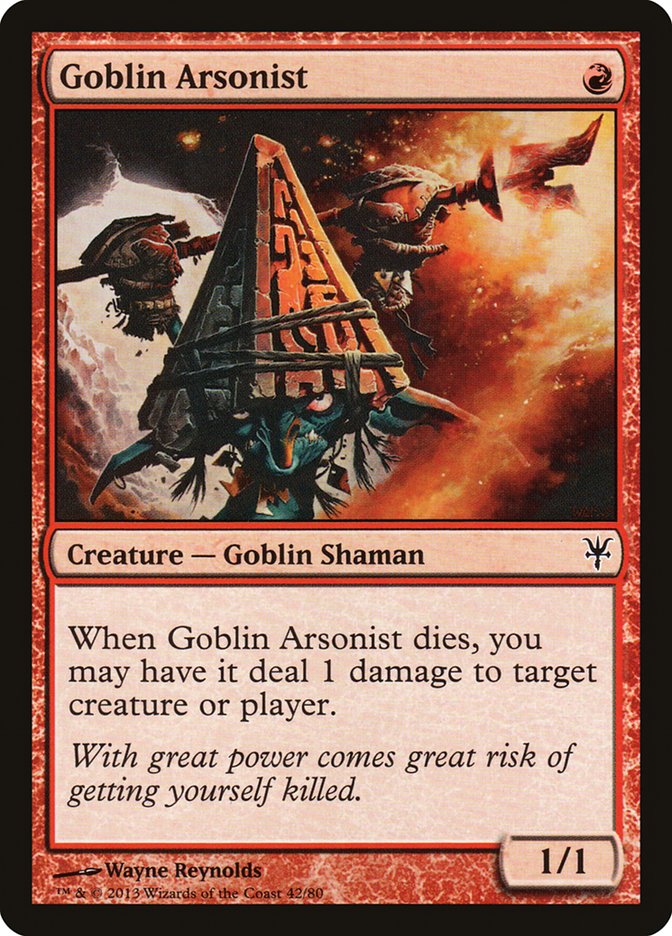 Goblin Arsonist [Duel Decks: Sorin vs. Tibalt] | GrognardGamesBatavia