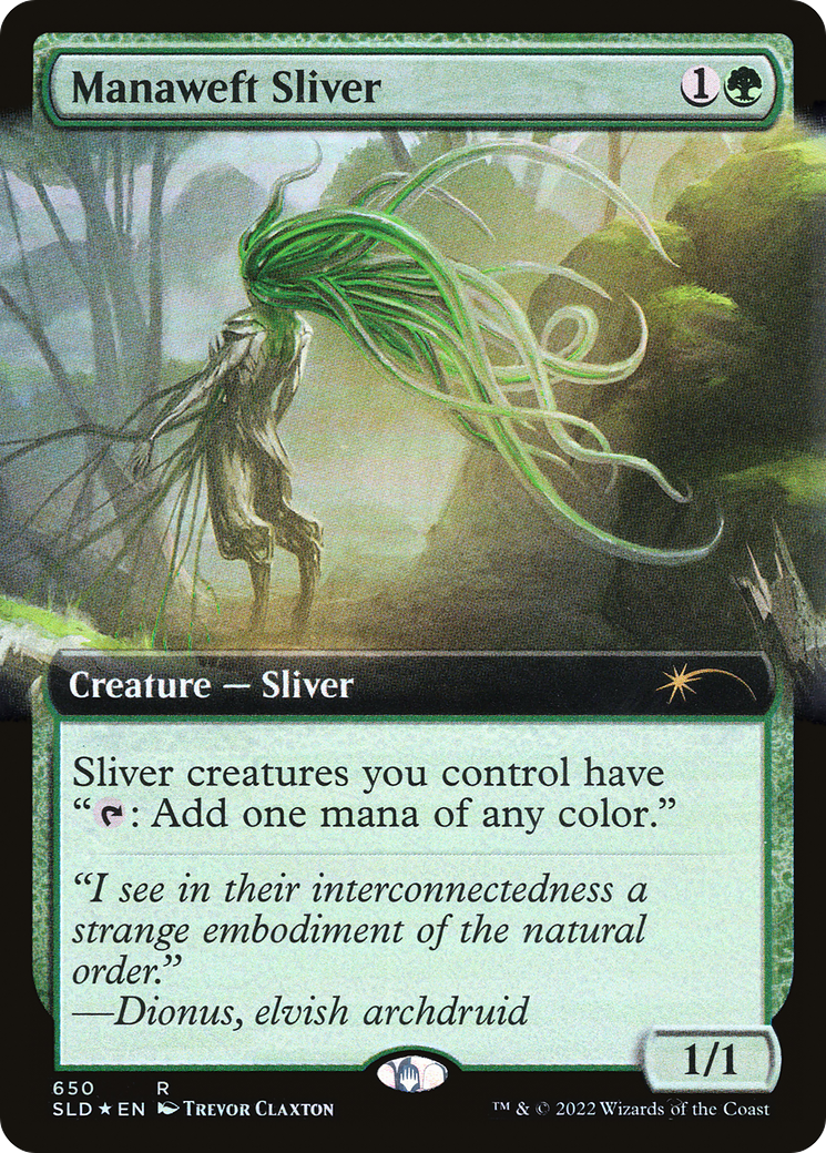 Manaweft Sliver (Extended Art) [Secret Lair Drop Promos] | GrognardGamesBatavia