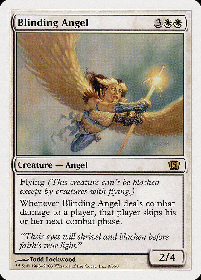 Blinding Angel (8th Edition) [Oversize Cards] | GrognardGamesBatavia