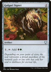 Golgari Signet [Phyrexia: All Will Be One Commander] | GrognardGamesBatavia