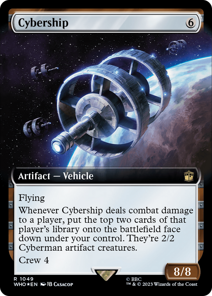 Cybership (Extended Art) (Surge Foil) [Doctor Who] | GrognardGamesBatavia