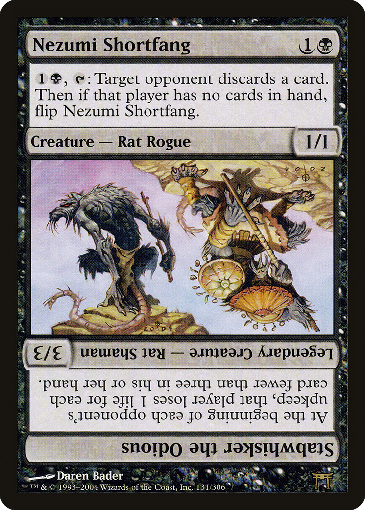 Nezumi Shortfang // Stabwhisker the Odious [Champions of Kamigawa] | GrognardGamesBatavia