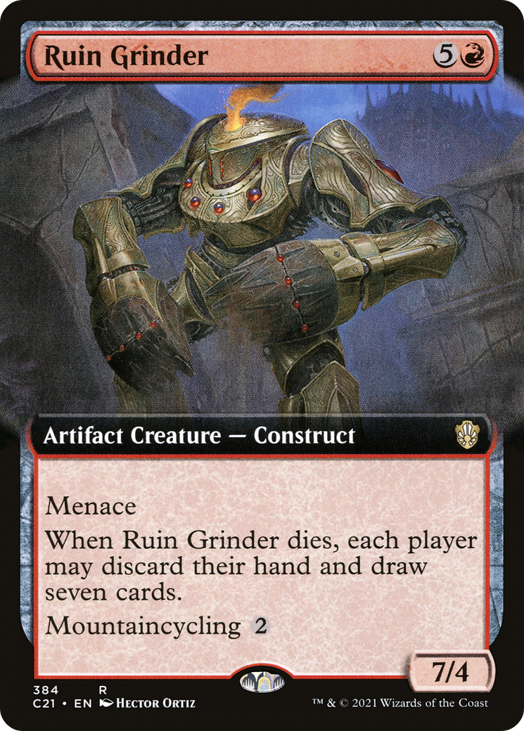 Ruin Grinder (Extended Art) [Commander 2021] | GrognardGamesBatavia