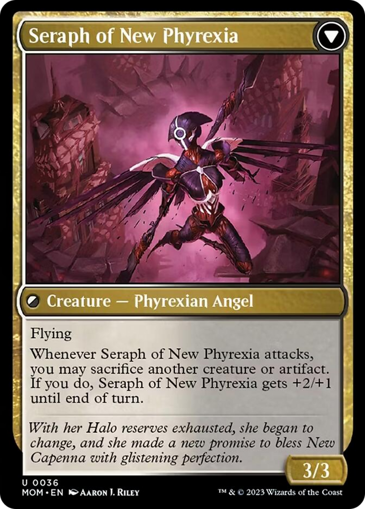 Seraph of New Capenna // Seraph of New Phyrexia [March of the Machine] | GrognardGamesBatavia