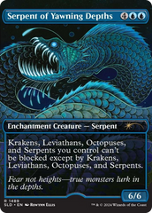 Serpent of Yawning Depths (Rainbow Foil) [Secret Lair Drop Series] | GrognardGamesBatavia